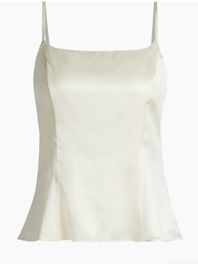 Reformation Isla Satin top